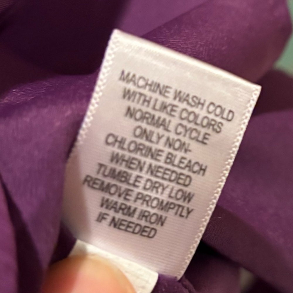 Pretty Purple Ruffle Mini Dress - Picture 7 of 7